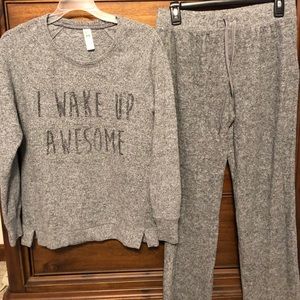Pajama set, small, never worn